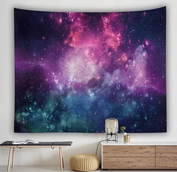 

Yaapeet Polyester Starry Sky Printed Wall Tapestry Colorful Map Pattern Hanging Tapestry Retro Fashion Dreamcatcher Wall Decor