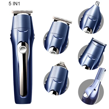 

Professional Hair Trimmer Waterproof 5 In1hair Clipper Electric Hair Cutting Machine Beard Trimer Body Men Haircut