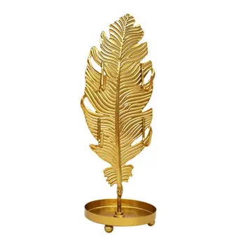 

1 Pc Modern Stylish Leaf Designed Jewelry Plate Earrings Necklace Storage Tray