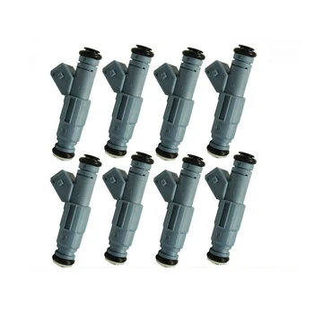 

Set Of 8 Fuel Injector Nozzles For Chevrolet Ford Pontiac LS1 LT1 5.0L 5.7L 250cc F250 F350 E250 7.5L 0280155715 F5DE-B5A