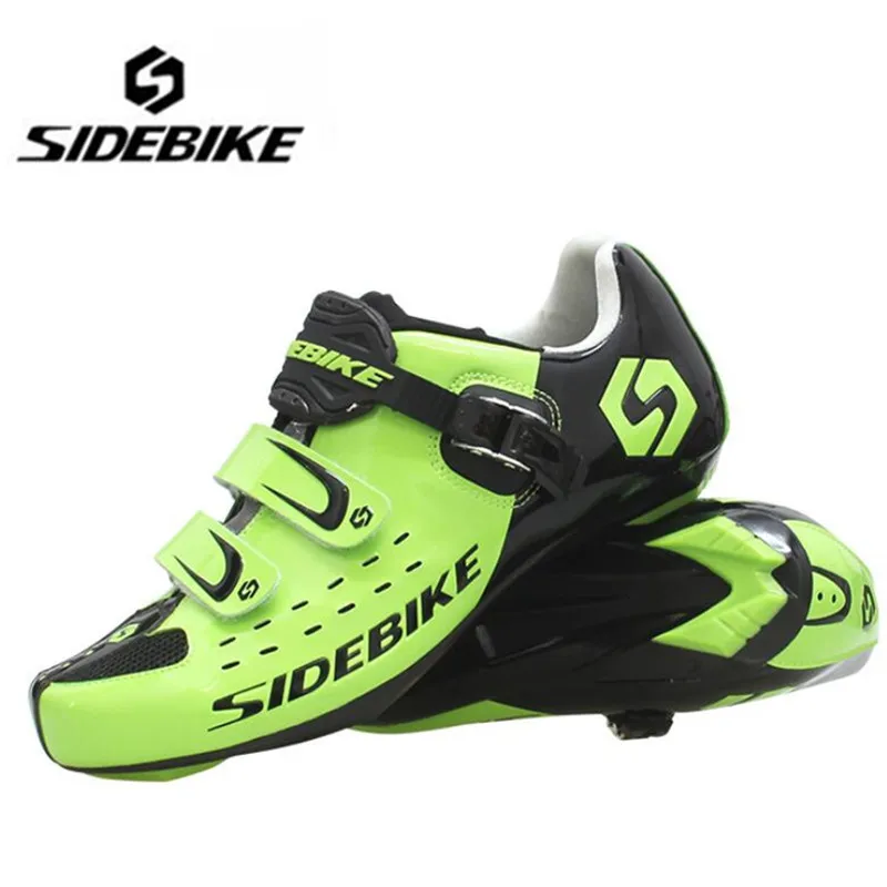 Sidebike/Обувь для шоссейного велоспорта; комплект с педалью; мужские кроссовки; sapatilha ciclismo; ультралегкие мужские кроссовки для велосипеда с самоблокирующимся верхом