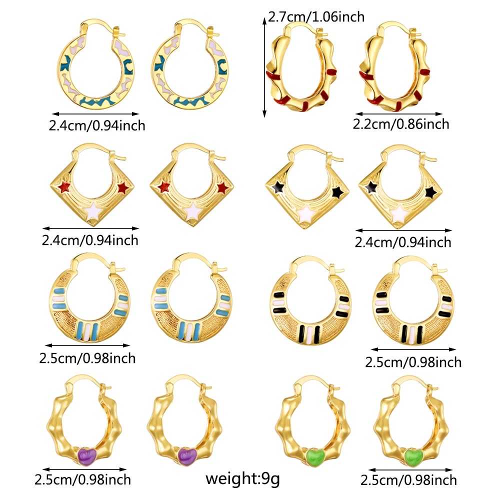 Ethlyn Vintage Style Africa Gold Color Clip Earrings for Women Girls Ethiopian Jewelry Arab Middle East Gift ear clip earrings clip earrings ear clip