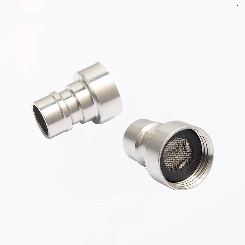 

1pcs Stainless Steel Faucet Connector Washing Machine Gun Quick Connect Pipe Fitting 20mm Hose Connections Home Tap Accessories