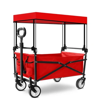 

Shepherd's Outdoor Camping Camp Supermarket Purchase Vegetable Pull-rod Small Pull-cart Folding Shopping Cart Push Portable Cart