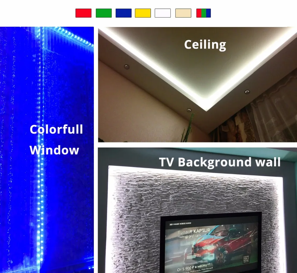 5 м Светодиодная лента 12 В 5 м Светодиодная лента 5050 RGB 60 светодиодный s/m гибкий свет 5050 Светодиодная лента RGB белый, теплый белый, красный, синий, зеленый