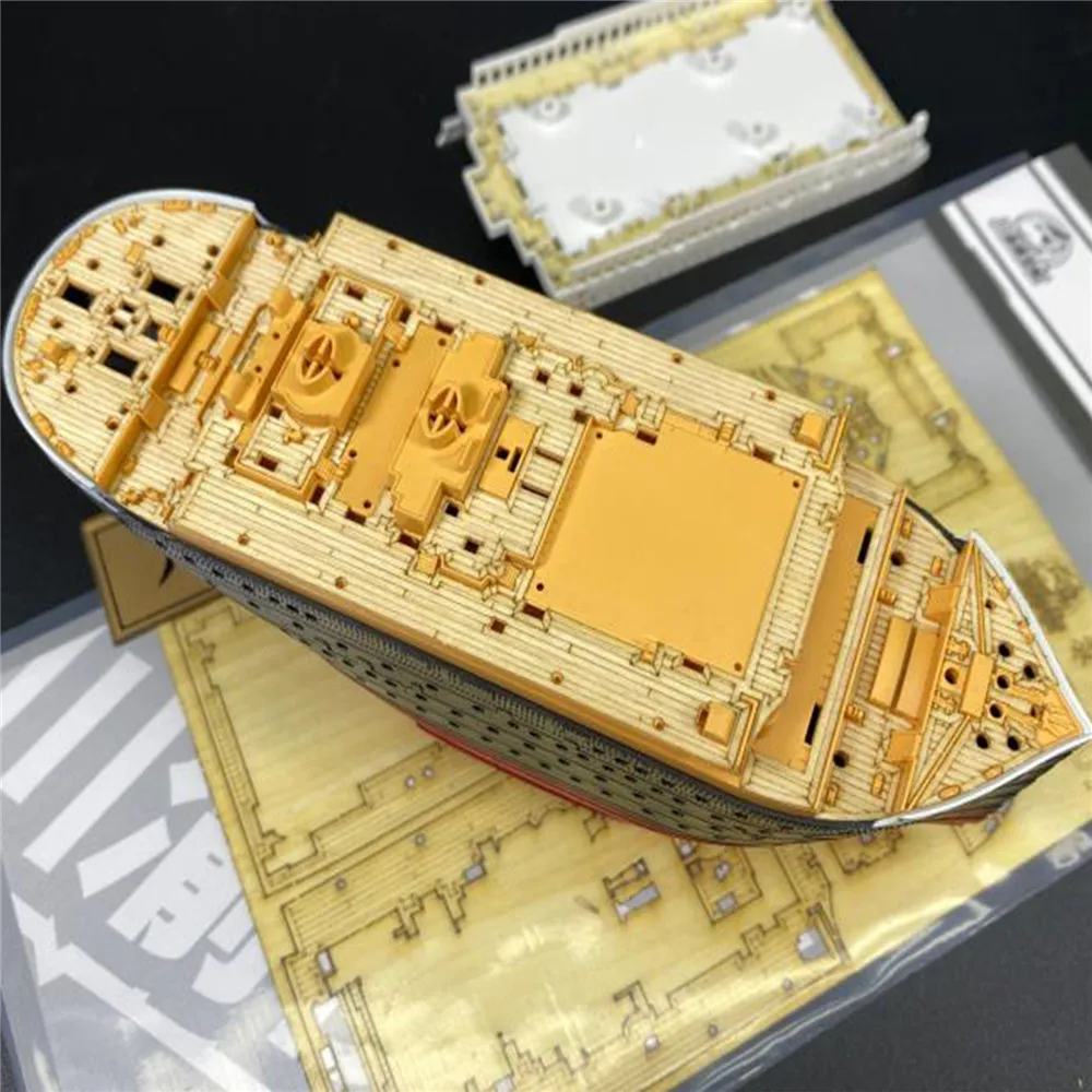Diy Upgrade Wooden Deck Model Ship For Suyata Titanic Ship Boat Model