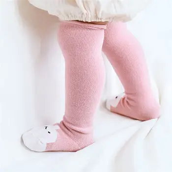 

Autumn Winter Baby Girls Knee Highs Toddler Kids Cotton Stockings Cute Soft Baby Stockings Warm Knee High 0-3 Years