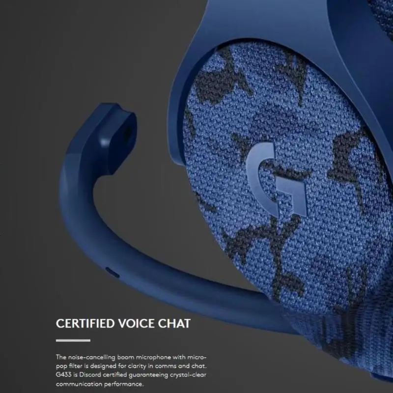 Проводные наушники logitech G433 7,1 с объемным звуком, профессиональная игровая гарнитура, наушники с микрофоном для переключения в серии kingd, PS4, Xbox, PC
