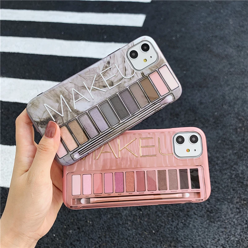 Розовый пудровый компактный чехол для телефона Iphone 11 Pro Max матовый мягкий по