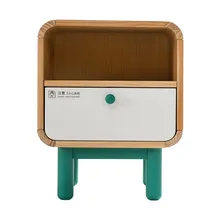 Скандинавский прикроватный шкаф из цельного дерева, детский прикроватный шкаф, спальня, мини креативный простой шкафчик