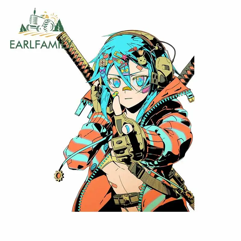 EARLFAMILY 13 см x 10 2 для снайперской девушки ноутбука окна фургона наклейки на