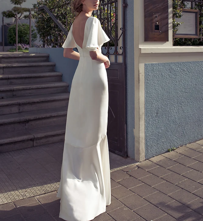Вечерние платья из белого сатина и шелка, облегающее летнее платье с v-образным вырезом и коротким рукавом, пляжная одежда в стиле бохо, модная одежда Vestidos