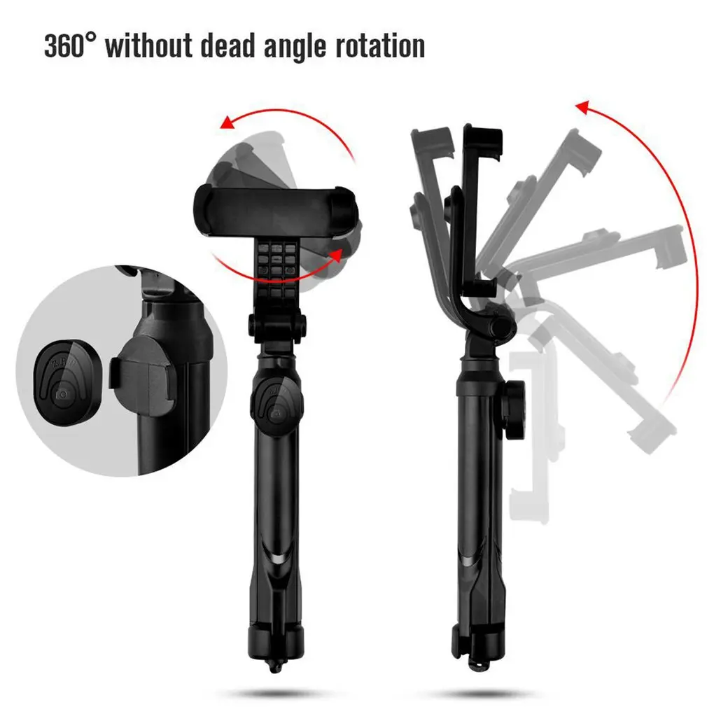 Photography Handheld Tripod Selfie Stick Wireless Control Wireless Shutter Folding Self Timer Rod