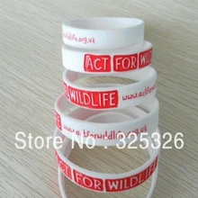 Пользовательские белые браслеты гравировка логотипа/deboss твердый силикон браслеты дешевые скидки личный резиновый браслет