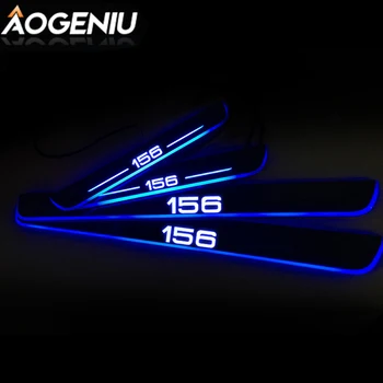 

Led Door Sill Acrylic Customize Compatible For ALFA ROMEO 156 932 2000-2005 Scuff Plate Dynamic Light Auto Sticker Accessories