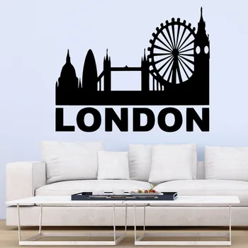 

Beauty London Wall Decal Living Room Removable Mural For Baby's Rooms Wall Decoration Murals