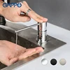 GAPPO Liquid Soap Dispenser Brass Kitchen Soap Dispensers Round Built in Counter top Dispenser ► Photo 3/6