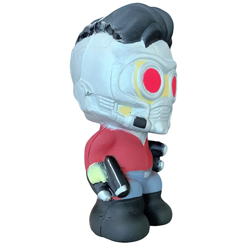 discount Kawaii Marvel Star-Lord Squishy Slow Rising Cartoon Doll Soft Squeeze Toy Stress Relief Creative Fu