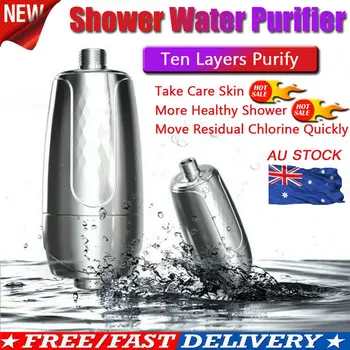 

Shower Bath Head Purifier Water Softener Filter Skin Health Remove Chlorine high quality