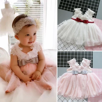 

Fairy Baby Girl Christening Dress For Baptism Wedding Kids Girl Party Wear Dresses Infant Princess 1 Year Birthday Dress 12m 24m