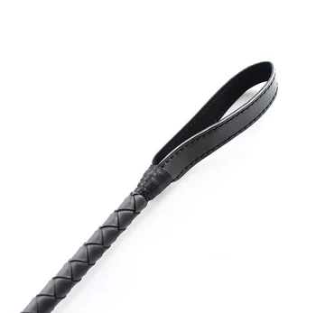 63cm Leather Bondage Sex Aid Whip BDSM Play Flogger Torture Gear Riding Crop Cane Lash Slave Spanking Paddle Sex Toys For Women 4