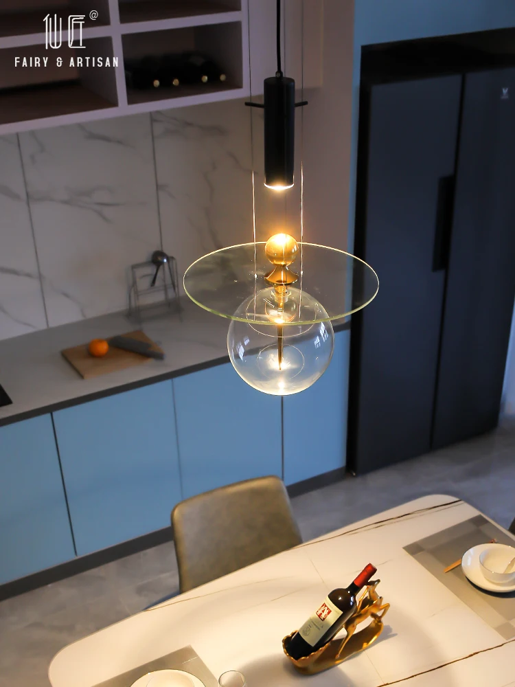 Nordic Modern Chandelier Ceiling Lights Glass Planet Led Lamp For Indoor Bedroom Bar Restaurant Hotel Coffee Decor Pendant | Лампы и