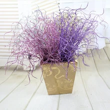 Новое поступление блестящий цветок Рождественская елка украшение высушенная ветка веточки кораллов золотой порошок цветок источник материала