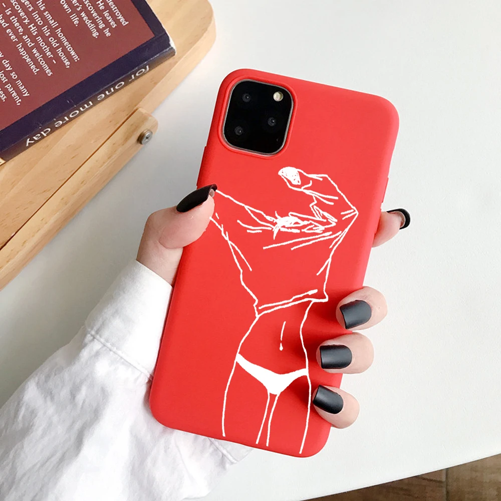 Забавный чехол для телефона с рисунком пальца для iPhone 11 Pro Max 6s 7 8 Plus Мягкий ТПУ чехол с мультяшным котом для iPhone X XR XS Max задняя крышка - Цвет: 18