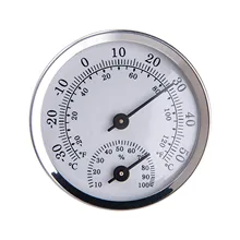 Hygrometer Humidity-Gauge Wall-Mounted Sauna Analog for 