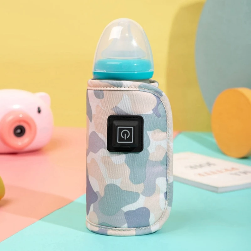 Портативная Подогреватель детских бутылочек с USB камуфляжная дорожная