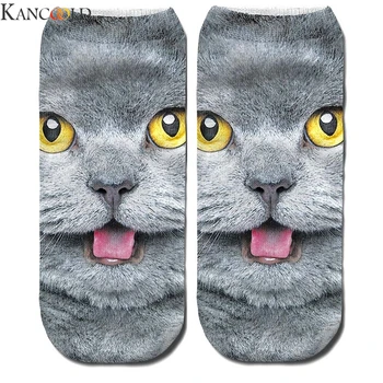 

KANCOOLD 10PCS Winter Women Cat Boat Sock Ladies Fashion Cartoon Christmas Tree Polka Dot Cotton Curled Socks Doll Floor Fashion
