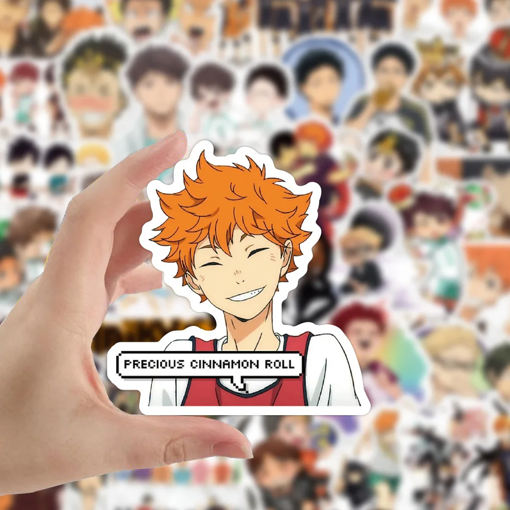100 шт. Haikyuu! Японские Аниме Стикеры стикеры для волейбола гитары чемодана ноутбука