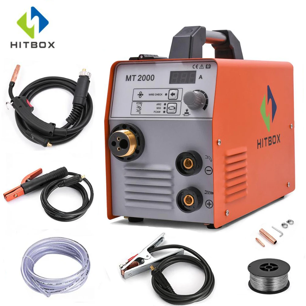 Сварочный аппарат HITBOX Mig ARC TIG функциональный сварочный для безгазовой сварки