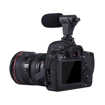 

Stereo Camera Microphone VLOG Photography Interview Digital Video Recording Microphone for Nikon Canon DSLR Camera