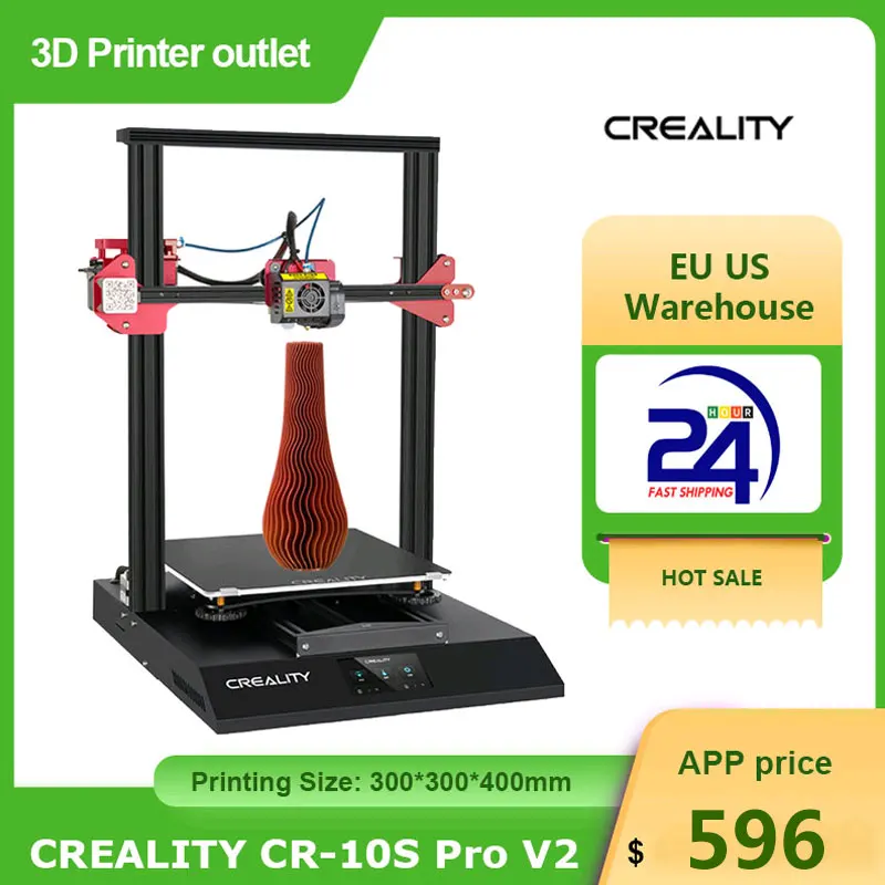 CREALITY CR-10S Pro V2 Модернизированный 3D-принтер набор сделай сам большой размер печати