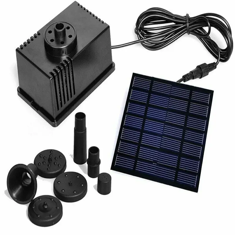 

7V Solar Fountain Watering kit Power Solar Pump Pool Pond Submersible Waterfall Floating Solar Panel Water Fountain for Garden