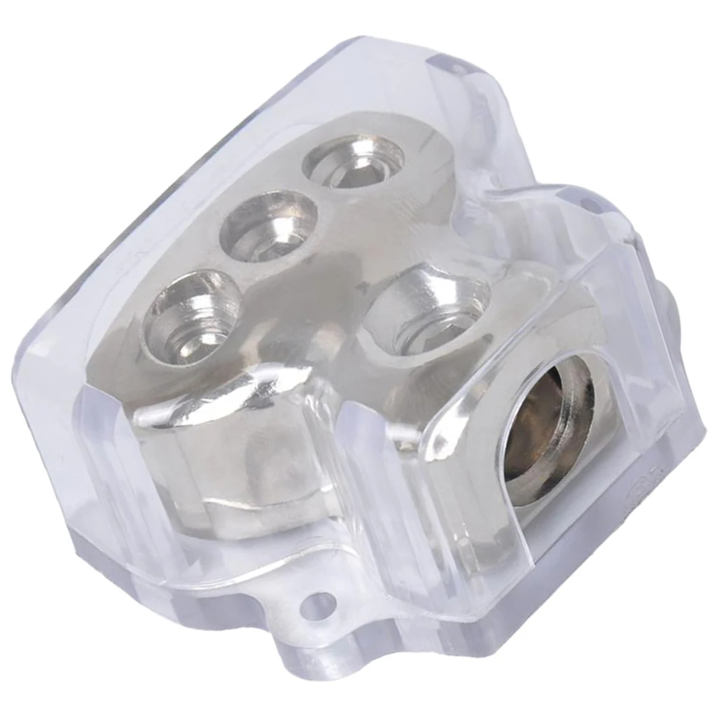 Car Audio Stereo Amp Power Ground Cable Splitter Distribution Block 3-Way