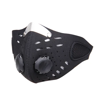 

Cycling Mask Face Mask Breathable Sport Face Shield PM2.5 Anti-fog Windproof Dust Mask Filter Gas Mask Respirator