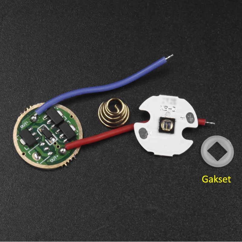 led-chip 850nm infrared led IR940nm LED Emitter with 16mm 20mm PCB +17mm 3x7135 flashlight Driver Board electric Circuit | Освещение