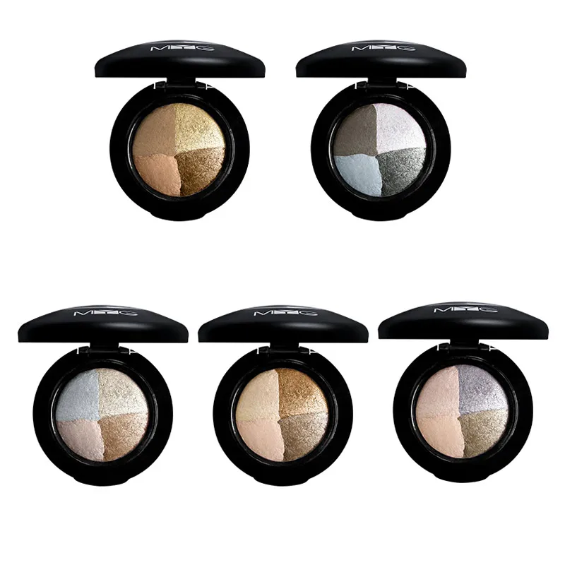 MYG Eyes Makeup Baked Eyeshadow Glitter 4 Colors Natural Minerals Eye Shadow Smoky Gold Shimmer Eyeshadow Pallete Silky Pigments MYG Eyes Makeup Baked Eyeshadow Glitter 4 Colors Natural Minerals Eye Shadow Smoky Gold Shimmer Eyeshadow Pallete Silky Pigments