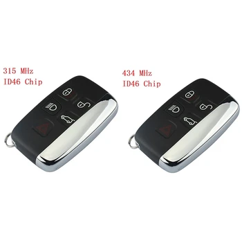 

Car Remote Smart Key Suit for Land Rover Discovery 4 / Freelander for Range Rover Sport / Evoque, ID46 Chip 5 Buttons