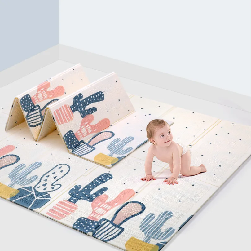 

Double-sided Foldable Anti Slip Baby Play Mat Pad Toddler Xpe Puzzle Children Climbing Pad Practical Nursery Room Decor .
