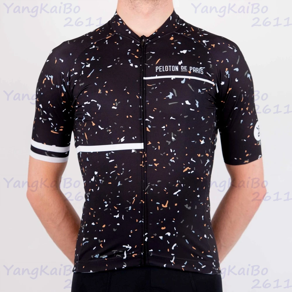 Peloton paris CLUB BLACK DOMESTIQUE JERSEY SS 2020 latest cycling jersey men MTB performance cycle wear Sport bike racing shirt