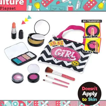 

Princess Pretend Simulation Cosmetic Makeup Brush Blusher Lipstick Kit Role Play DXAD
