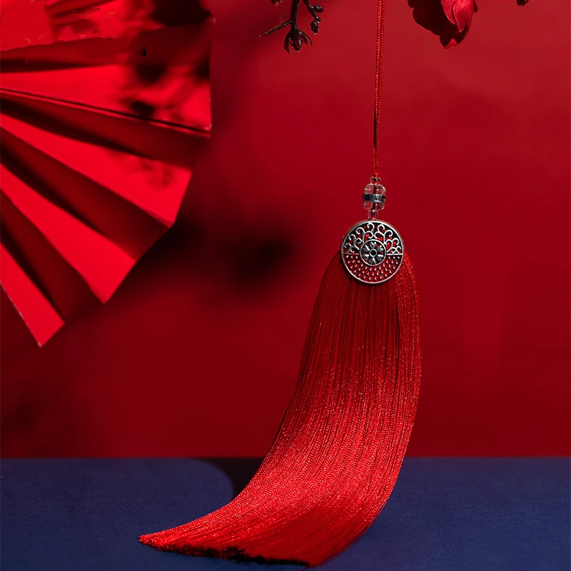 2/5Pcs Retro Chinese Style Tassel Pendant DIY Jewelry Curtain Garment Bag Car Decorative Material Craft Supplies Classical Style