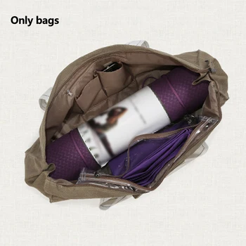 

Canvas Yoga Bag Fitness Accessories Waterproof Large Capacity Durable Thickened Gym Single Shoulder Snap Fastener Pilates Mat