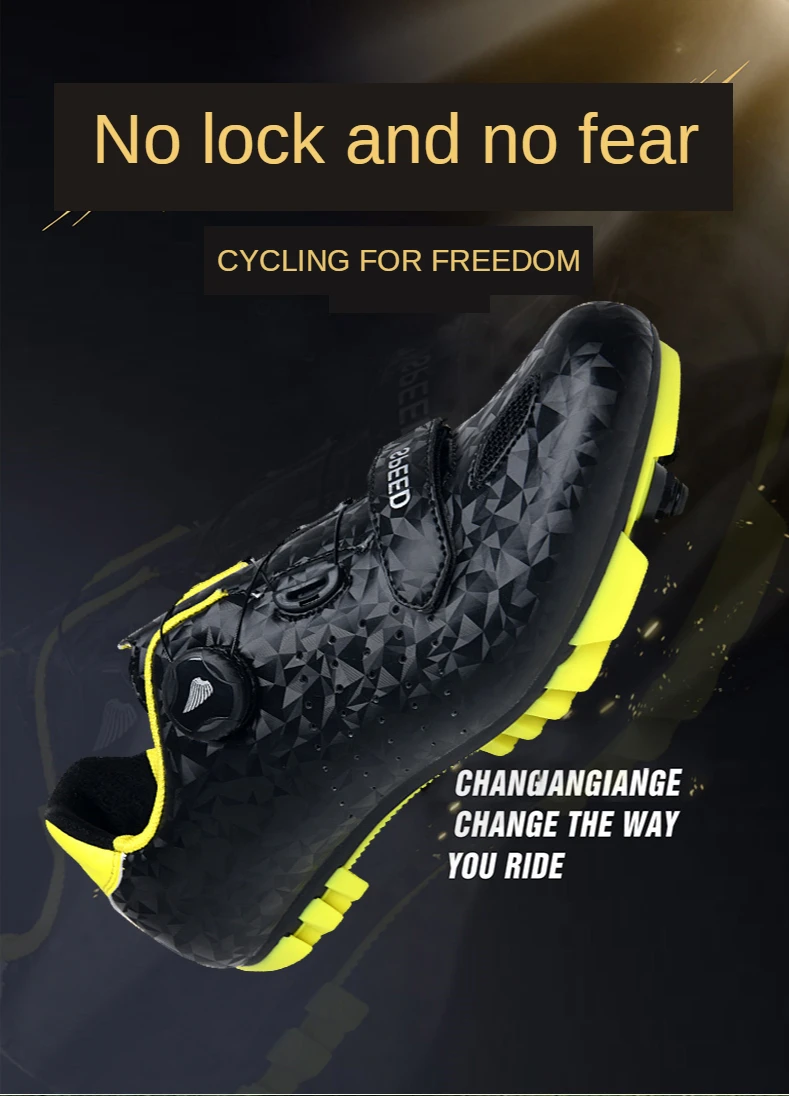 YTUK New MTB Cycling Shoes Men Mountain Cycling Shoes Road  Bicycle Sneaker Women Professional Self-locking Breathable Bike shoe