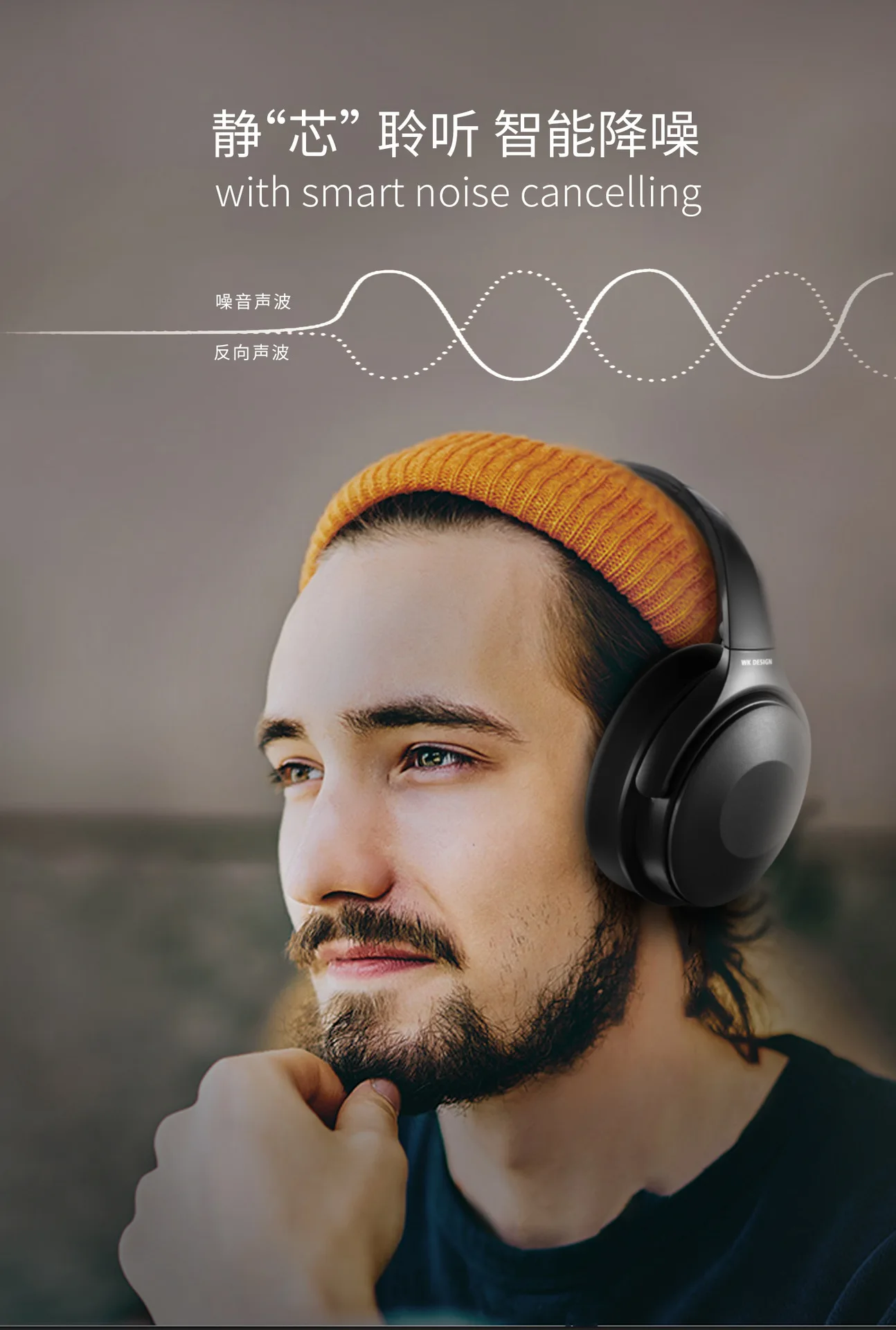 Оригинальная bluetooth-гарнитура WK 4,1, универсальный беспроводной коммерческий телефон M5