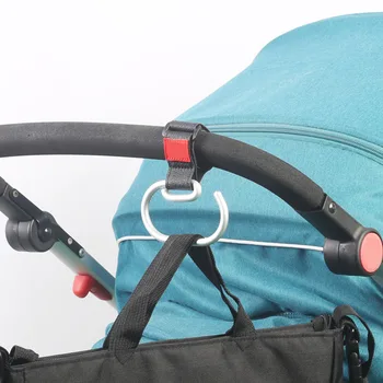 

For Shopping Bag Organizer Aluminum Alloy Clip Hook For Pushchair Carabiner Hanger Baby Stroller Cartoon