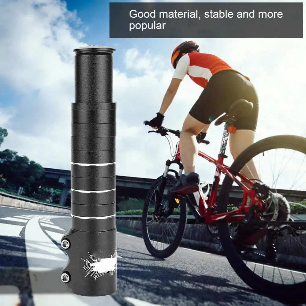 

2020 Aluminum Alloy Bike Fork Stem Riser Extender Extension Bicycle Cycling Bike Stem Head Up Raiser Handlebar Riser Adaptor